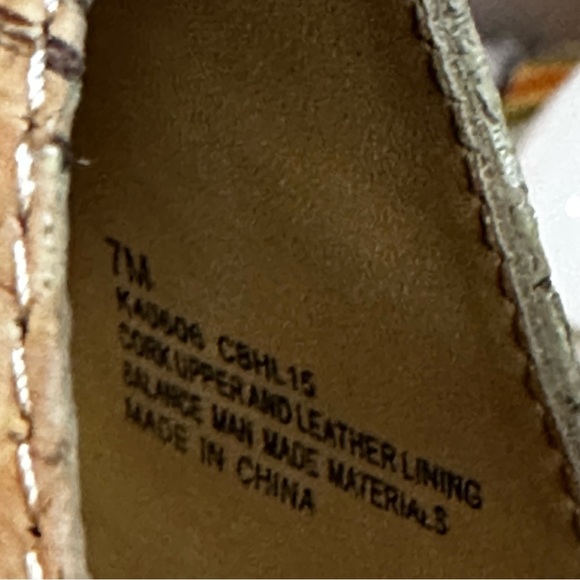 Kork-Ease Womens Keirn ankle strap cork/leather platform wedges sz 7​ - Picture 4 of 10